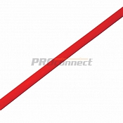 Термоусадочная трубка REXANT 4,0/2,0 мм, красная, упаковка 50 шт. по 1 м