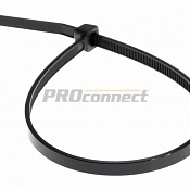 Хомут-стяжка кабельная нейлоновая REXANT 250 x3,6 мм, черная, упаковка 100 шт.