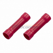 Соединительная гильза изолированная L-32 мм 6-10 мм² (ГСИ 10/ГСИ 6,0-10,0) красная REXANT