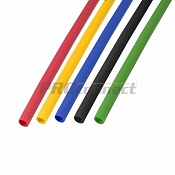 Набор термоусадочной трубки REXANT 6,0/3,0 мм, пять цветов, упаковка 50 шт. по 1 м