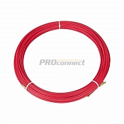 Протяжка кабельная REXANT (мини УЗК в бухте), стеклопруток, d=3,5 мм 100 м, красная