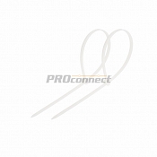 Хомут-стяжка кабельная нейлоновая REXANT 80 x2,5 мм, белая, упаковка 100 шт.