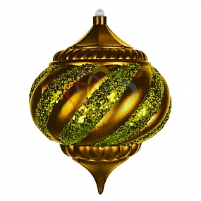Елочная фигура "Лампа", 25 см, цвет золотой