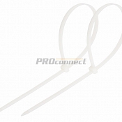 Хомут-стяжка кабельная нейлоновая REXANT 500 x7,6 мм, белая, упаковка 100 шт.