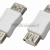 Переходник гнездо USB-А (Female)-гнездо USB-А (Female) REXANT