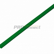 Термоусадочная трубка REXANT 4,0/2,0 мм, зеленый, упаковка 50 шт. по 1 м