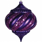 Елочная фигура "Лампа", 20 см, цвет фиолетовый