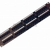 Патч-панель 19", 2U, 48 портов RJ-45, категория 5e  REXANT