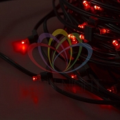 Гирлянда "LED ClipLight" 12V 300 мм, цвет диодов Красный