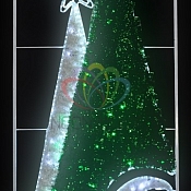 Фигура световая "Елки 2", 180 светодиодов 18м дюралайта, размер  250*100см  NEON-NIGHT