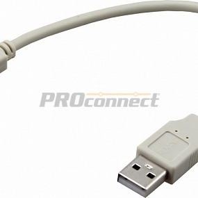 Кабель USB (шт. micro USB - шт. USB A) 0.2 метра, серый REXANT