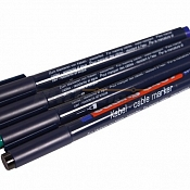 Набор маркеров E-8407#4S 0.3 мм (для маркировки кабелей) набор: черный, красный, зеленый, синий