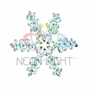 Фигура световая "Снежинка резная" цвет белый, размер  45*38 см  NEON-NIGHT