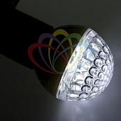Лампа шар e27 9 LED  Ø50мм белая