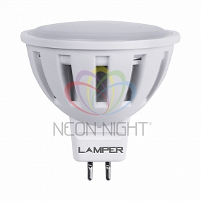 Лампа LED MR16 GU5,3  3W 4000K 250Lm 220V STANDARD Lamper