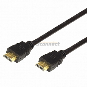 Шнур HDMI - HDMI, длина 1,5 метра, (GOLD) (PE пакет) PROconnect