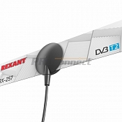 ТВ антенна комнатная «Активная» для цифрового телевидения DVB-T2 на присоске (модель RX-257) REXANT