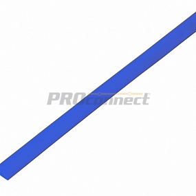 Термоусадочная трубка REXANT 8,0/4,0 мм, синяя, упаковка 50 шт. по 1 м