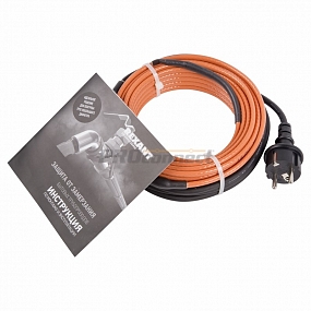 Греющий саморегулирующийся кабель (в трубу) 10HTM2-CT (15м/150Вт) REXANT