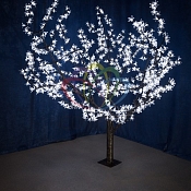 Светодиодное дерево "Сакура", высота 1,5м, диаметр кроны 1,8м, белые светодиоды, IP 65, понижающий трансформатор в комплекте, NEON-NIGHT