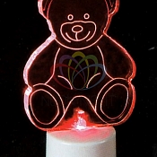 Фигура светодиодная на подставке "Мишка 2D", RGB