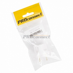 Сетевой переходник "Питер" PROconnect, белый, индивидуальная упаковка, 1 шт.